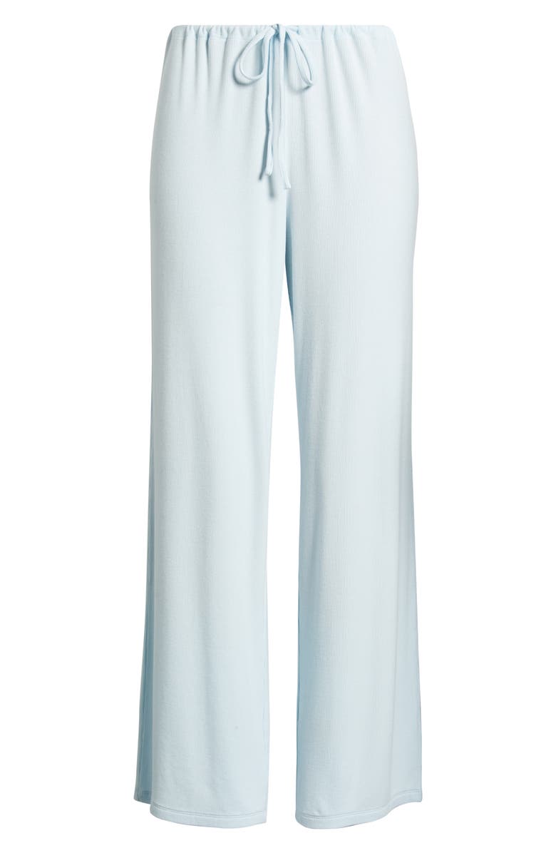 Open Edit Daydream Rib Lounge Pants, Alternate, color, Blue Delicate
