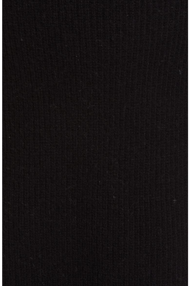 Eva Long Sleeve Merino Wool Blend Maternity Sweater Dress, Alternate, color, BLACK