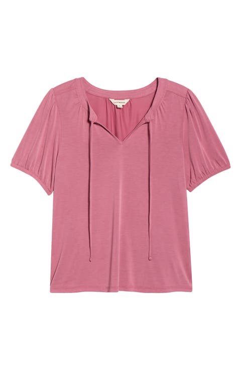 Sandwash Tie Neck Top