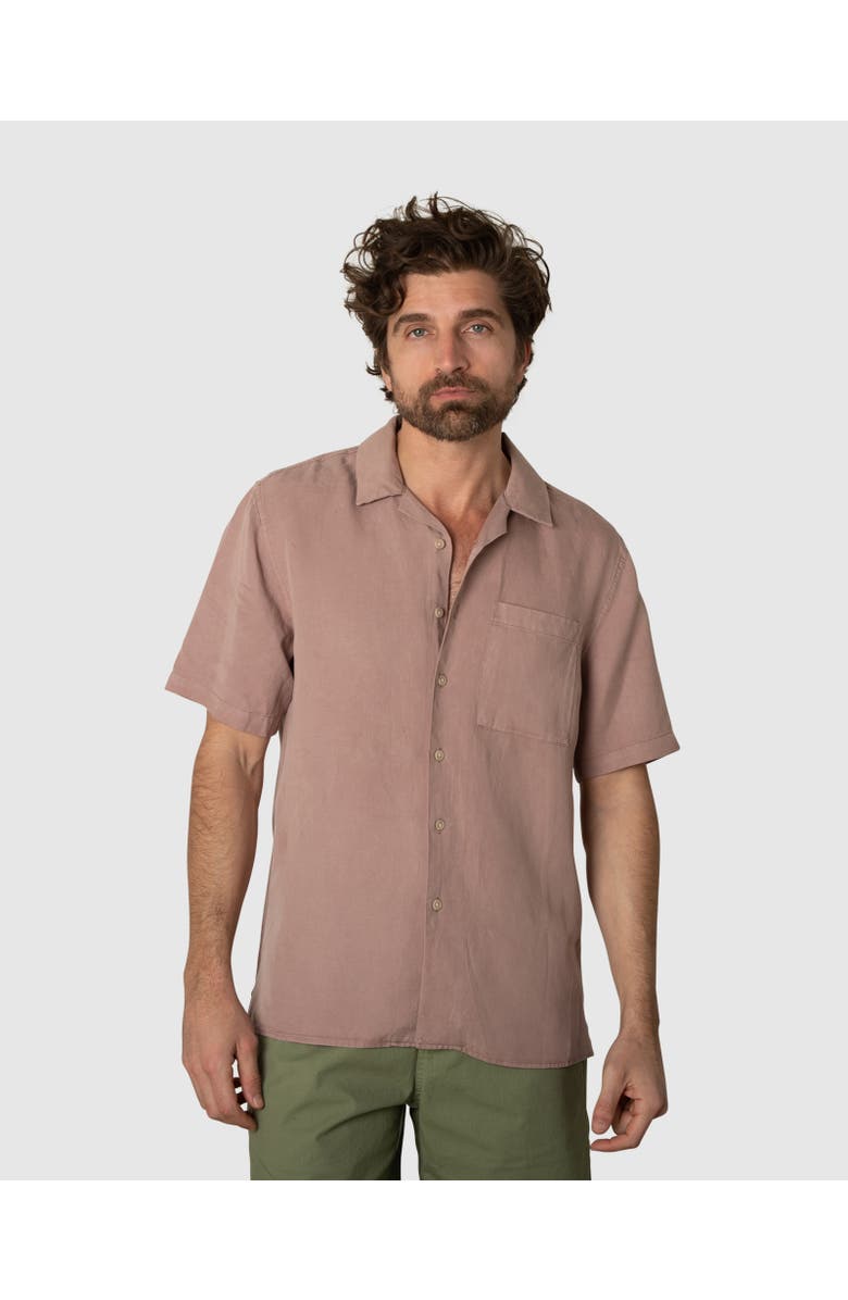 Mosmann Australia Avalon Short Sleeve, Main, color, Brown