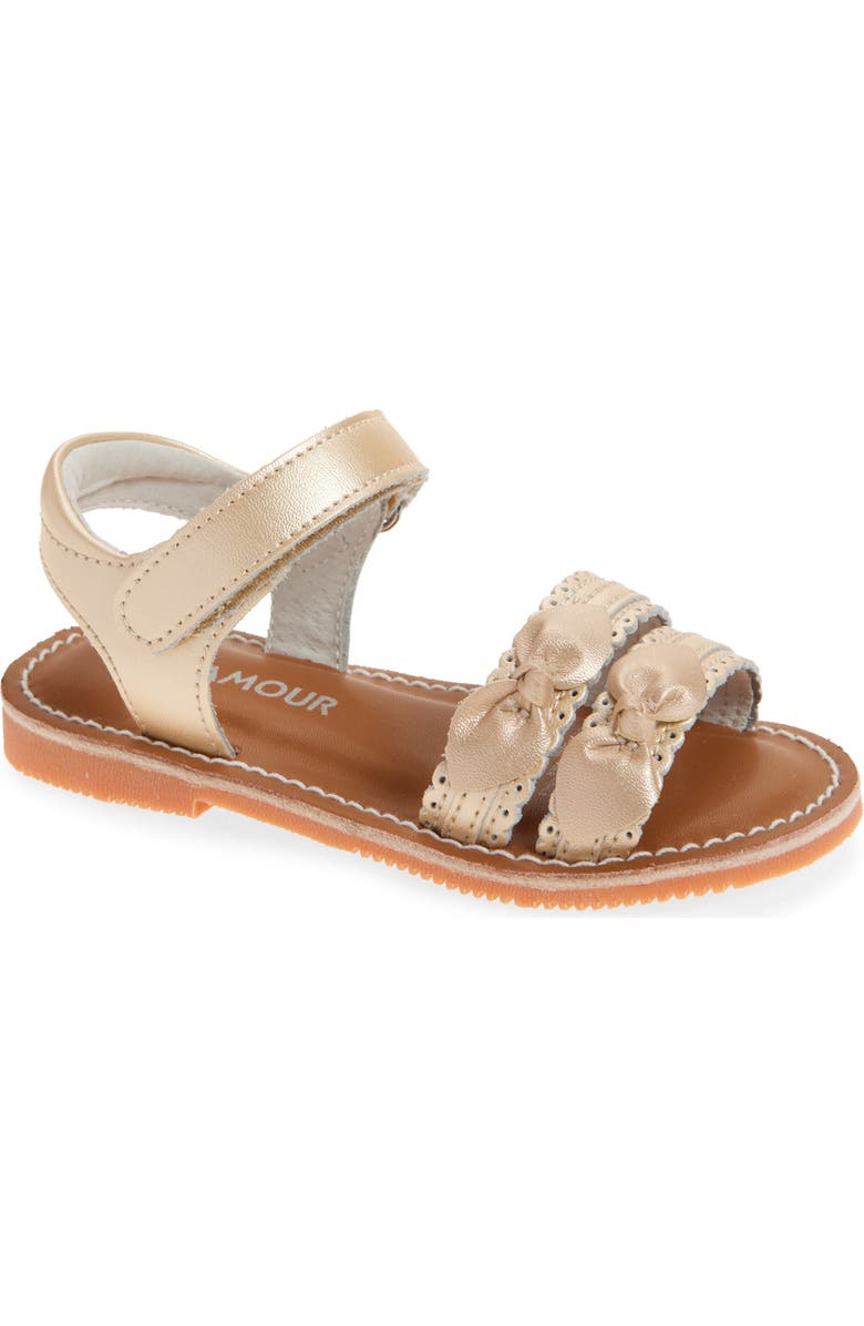 L'AMOUR Kids' Josie Scallop Sandal, Main, color,