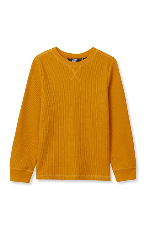 Boys Long Sleeve Waffle Thermal Shirt