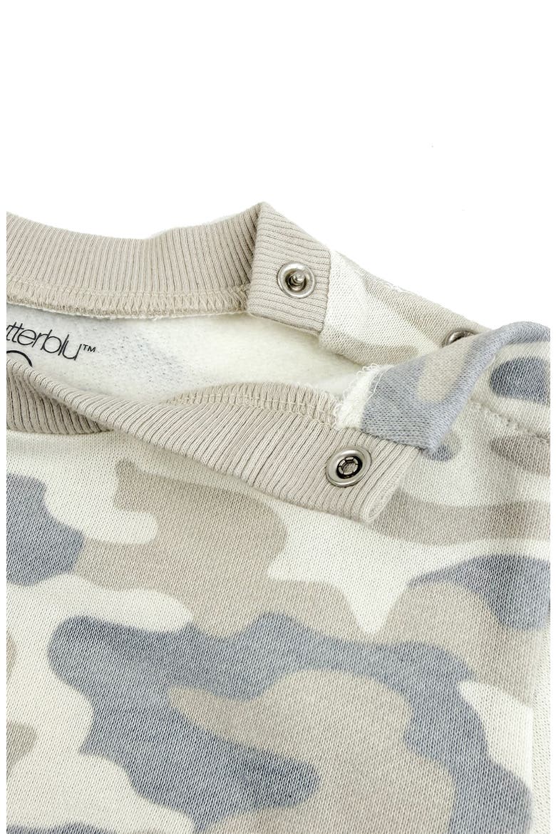 Kids' Crewneck & Joggers Set, Alternate, color, SEAFOAM CAMO