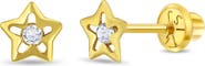 In Season Jewelry 14k CZ Star Earrings