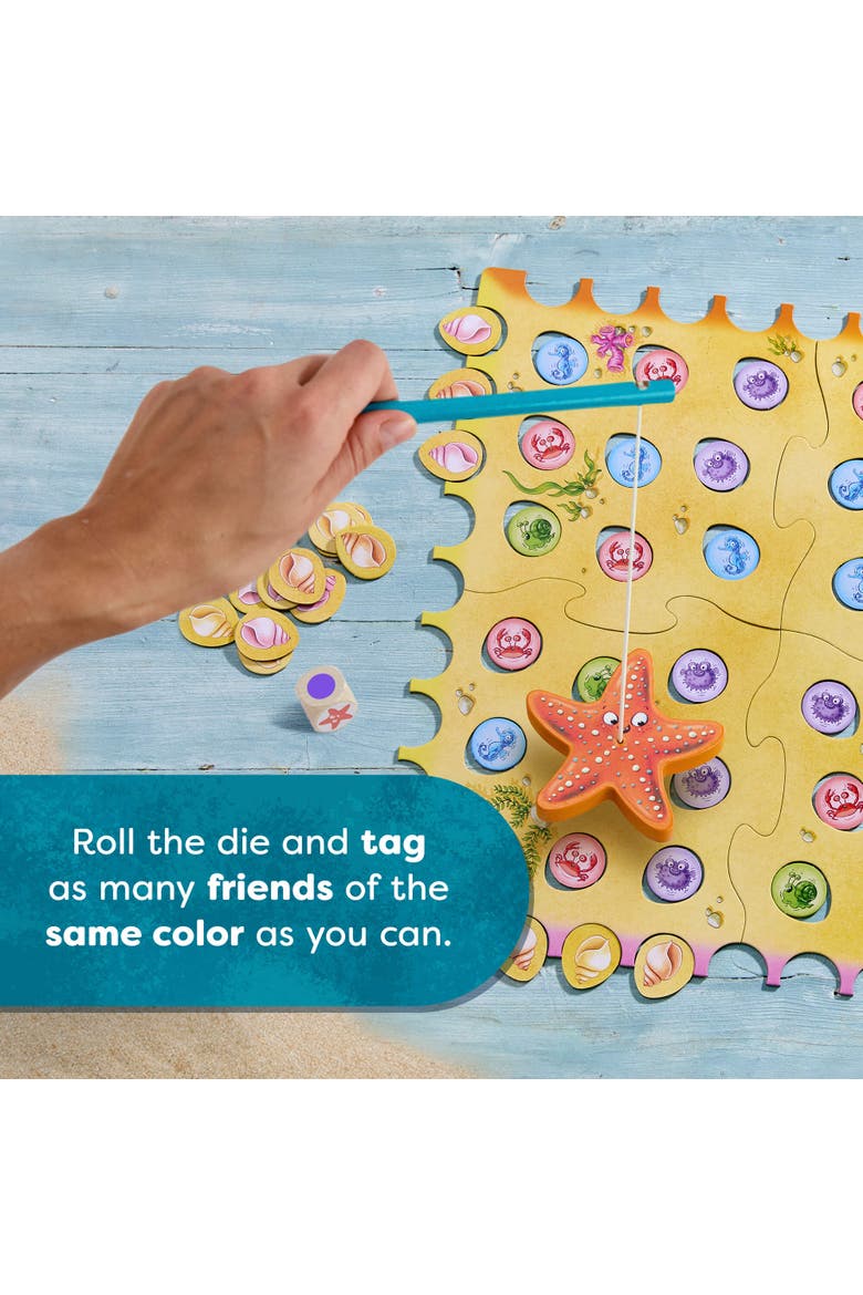 Sebastian Sea Star Fishing Board Game, Alternate, color, Multi