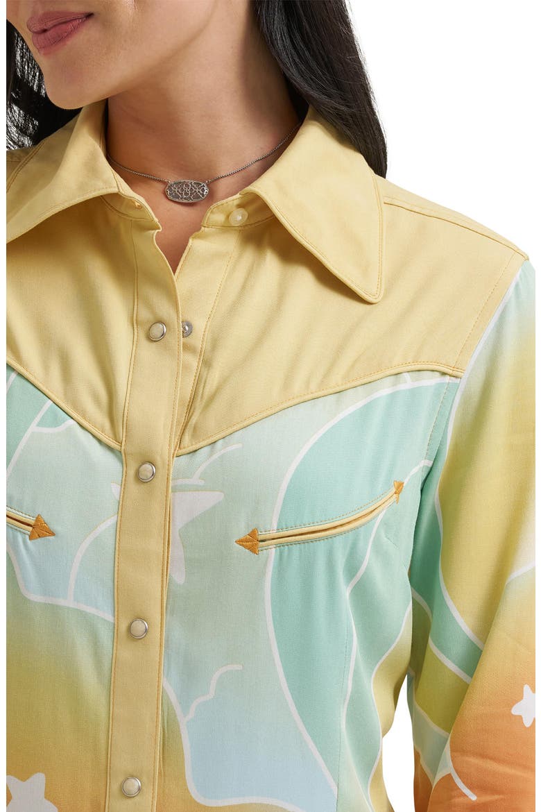 Printed Western Shirt, Alternate, color, RAINBOW PRINT