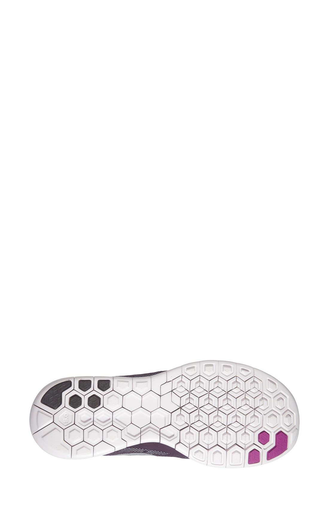 'Free 5.0 Flash' Running Shoe, Alternate, color, PURPLE/ SILVER