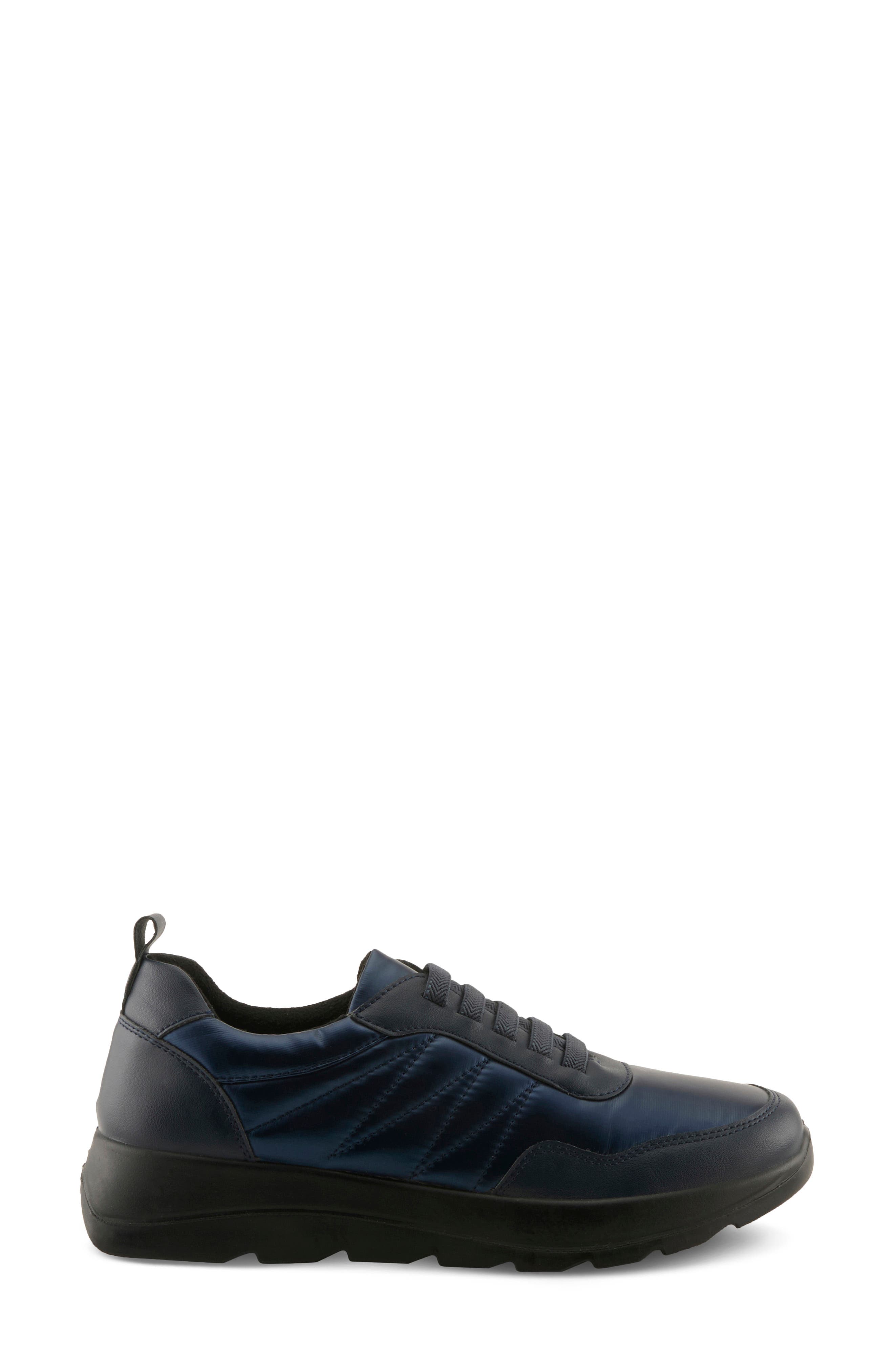 Clariona Water Resistant Sneaker, Alternate, color, NAVY MULTI
