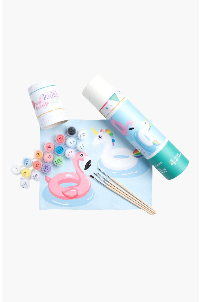 Floating Fun Paint-by-Numbers Kit, Main, color, Pink Flamingo