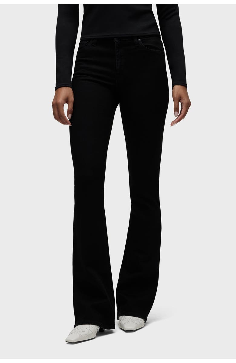 Hudson Jeans Barbara High-Rise Bootcut, Main, color, Black