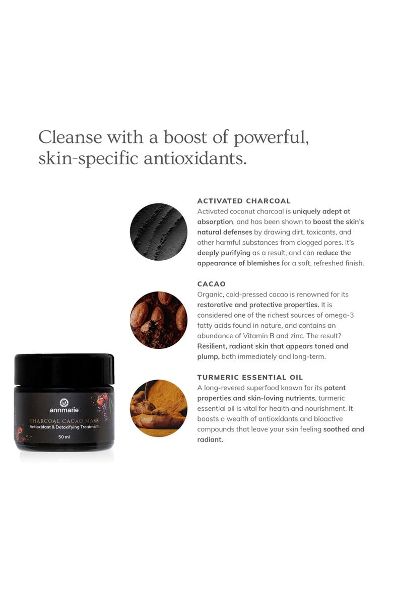 Charcoal Cacao Mask, Alternate, color, No Color