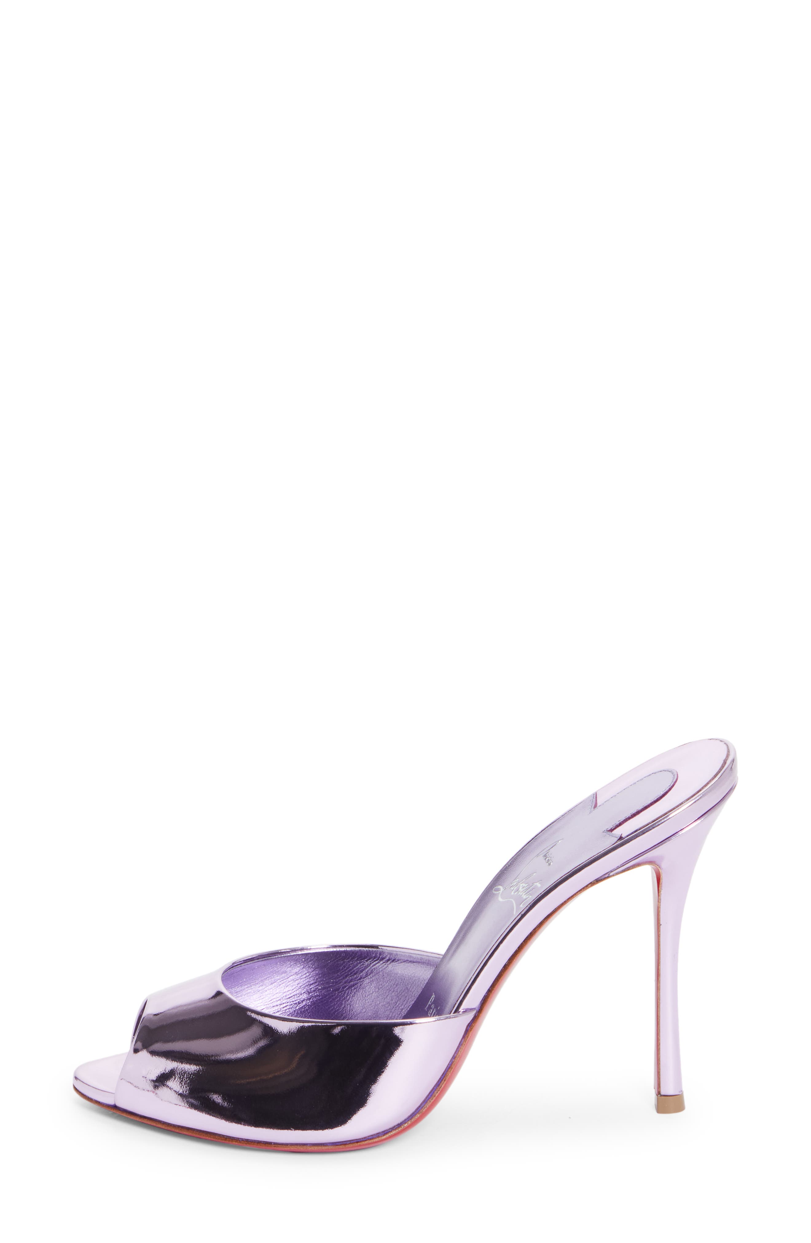 Christian Louboutin Me Dolly Peep Toe Slide Sandal, Alternate, color, 