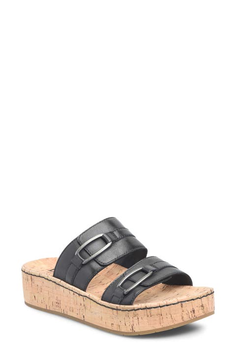 Solina Platform Wedge Slide Sandal (Women)