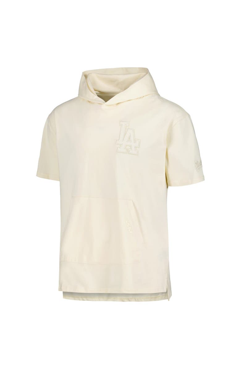 PRO STANDARD Men's Pro Standard Cream Los Angeles Dodgers Neutral Hoodie T-Shirt, Alternate, color, Cream