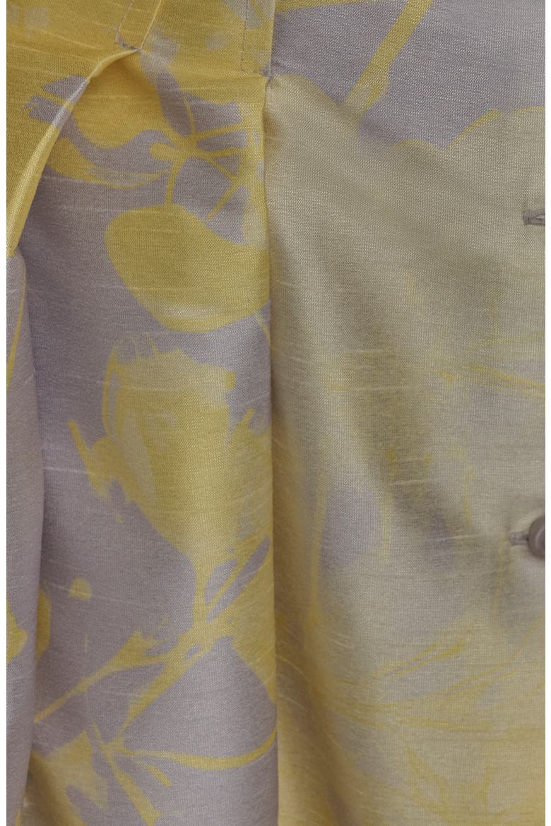 Floral Print Midi Dress, Alternate, color, LIMONCELLO MULTI
