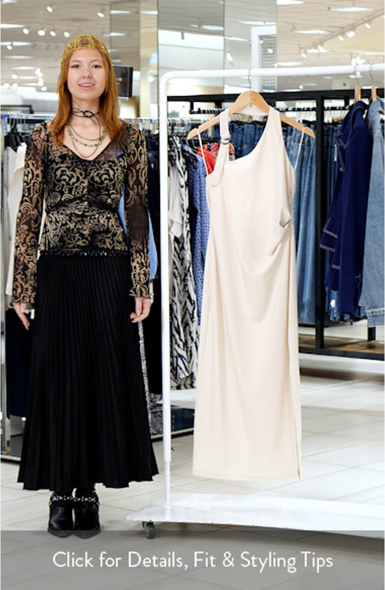 Sylvan Halter Midi Dress, sales video thumbnail