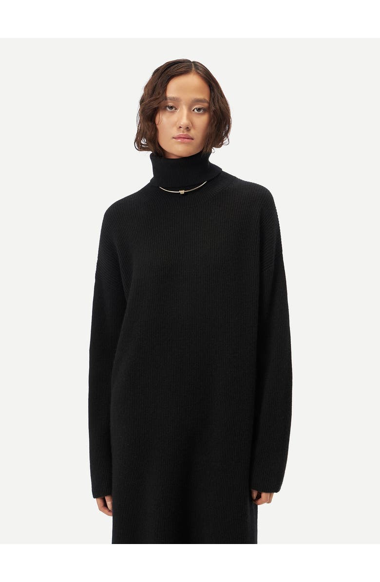 GOBI Mongolian Cashmere Cashmere Turtleneck Dress, Main, color,
