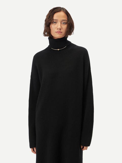 Cashmere Turtleneck Dress