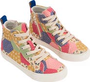 Boden Kids' Patchwork High Top Sneaker