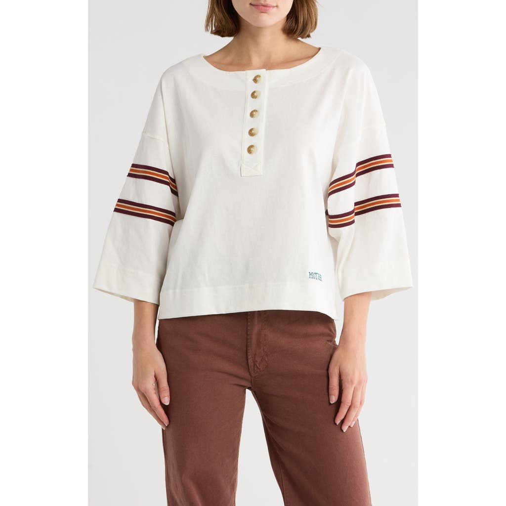 Mother Peruvian Cotton For The Team Blouse In White
