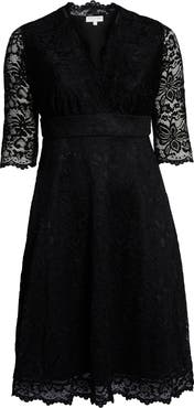 Kiyonna Mademoiselle Lace A-Line Dress