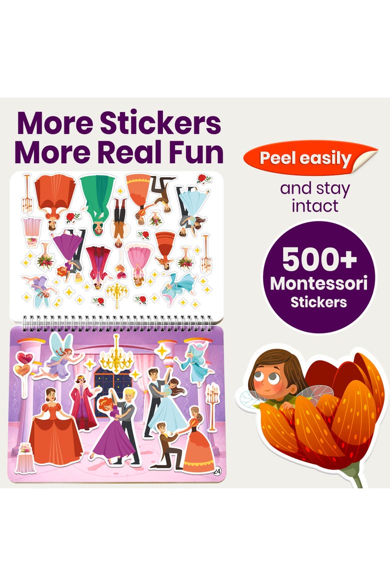 Kids Sticker Activity Books, Alternate, color, Unicorns & Mermaids