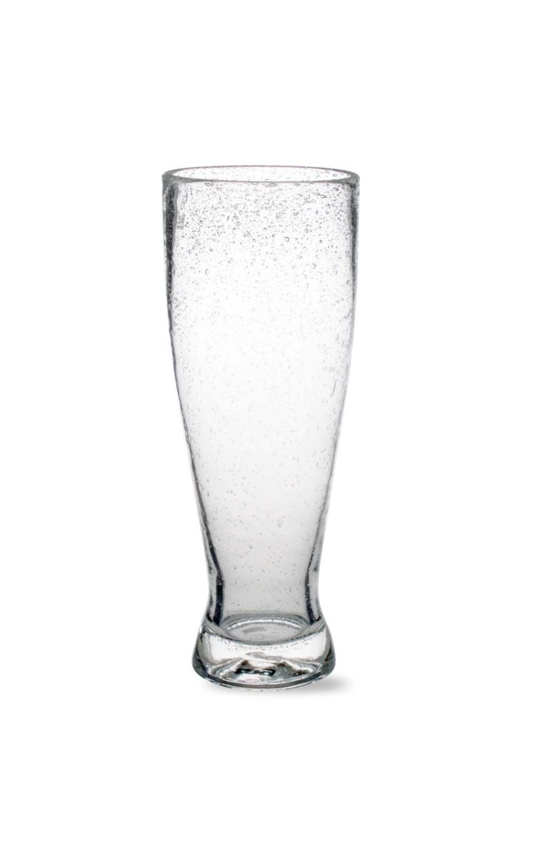 tag Bubble Glass Pilsner Clear Drinkware for Beer and Beverages, Main, color, Clear