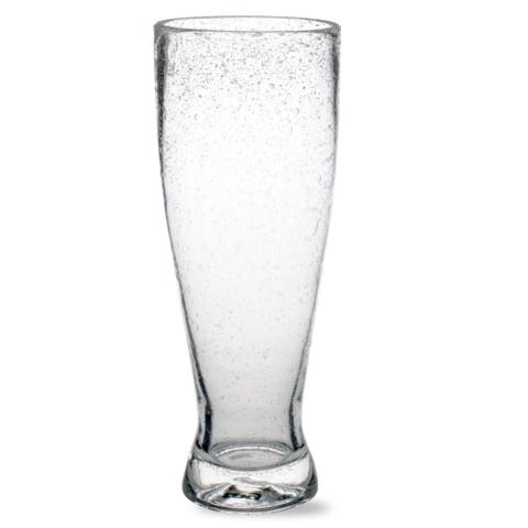 Bubble Glass Pilsner Clear Drinkware for Beer and Beverages