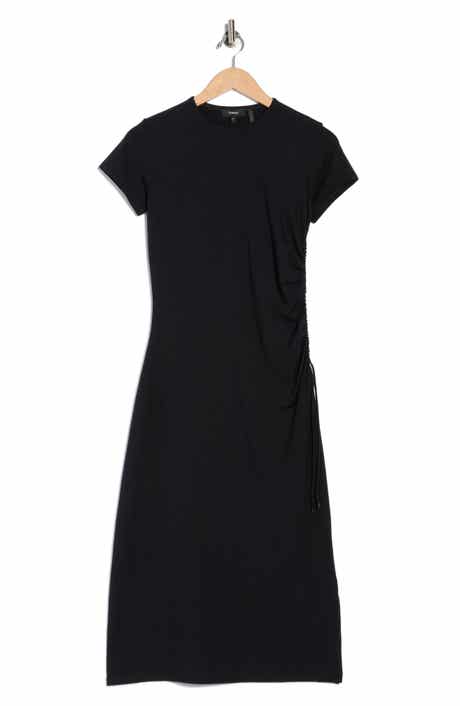 Theory Jilaena Rubric Ruched T-Shirt Dress