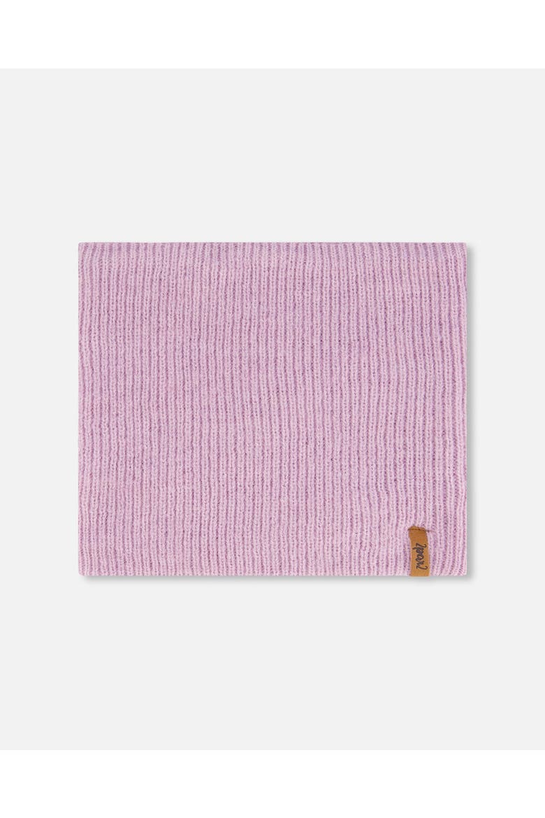 Baby Girl's Mid-Season Knit Neckwarmer Lilac, Main, color, Orchid Haze