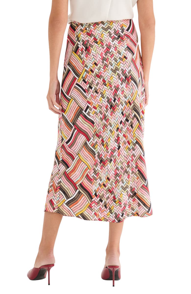 NIC+ZOE Colorweave Slip Skirt, Alternate, color, Pink Multi