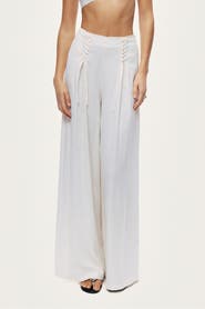 Nocturne Lace Up Wide Leg Pants