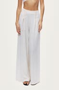 Nocturne Lace Up Wide Leg Pants