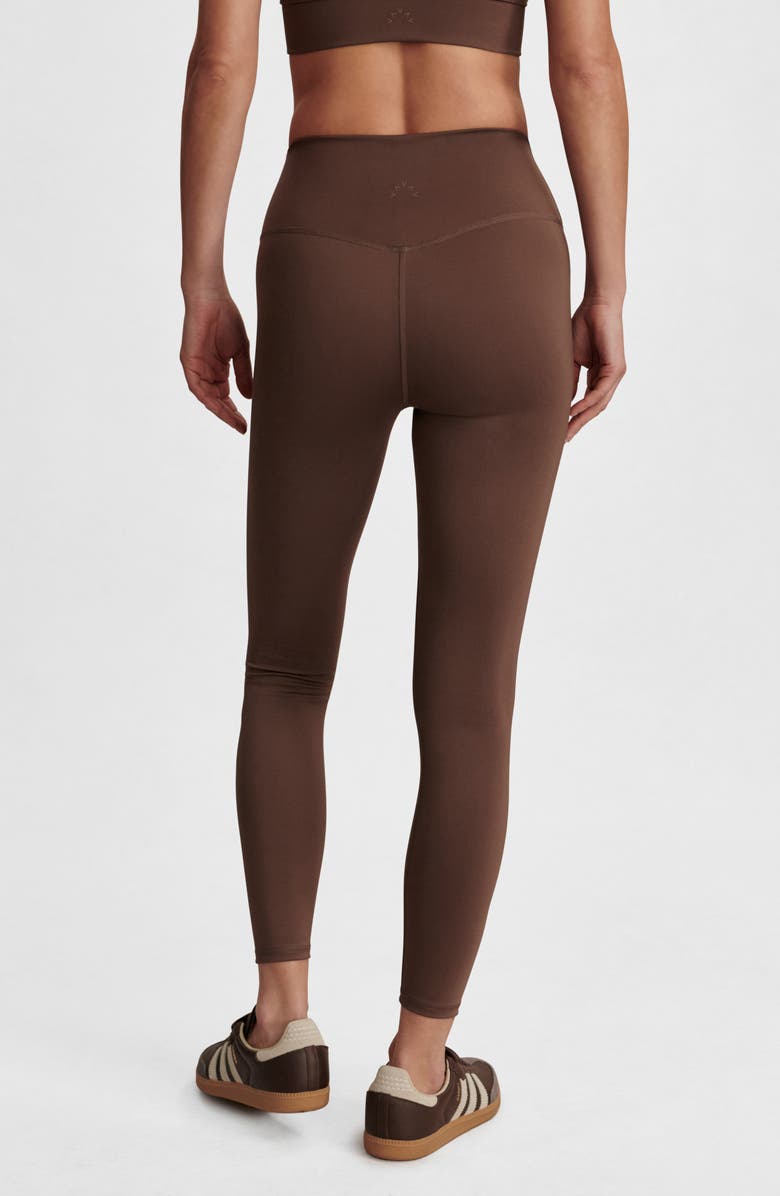 Varley Assure High Rise 25-Inch Leggings, Alternate, color, Coffee Quartz