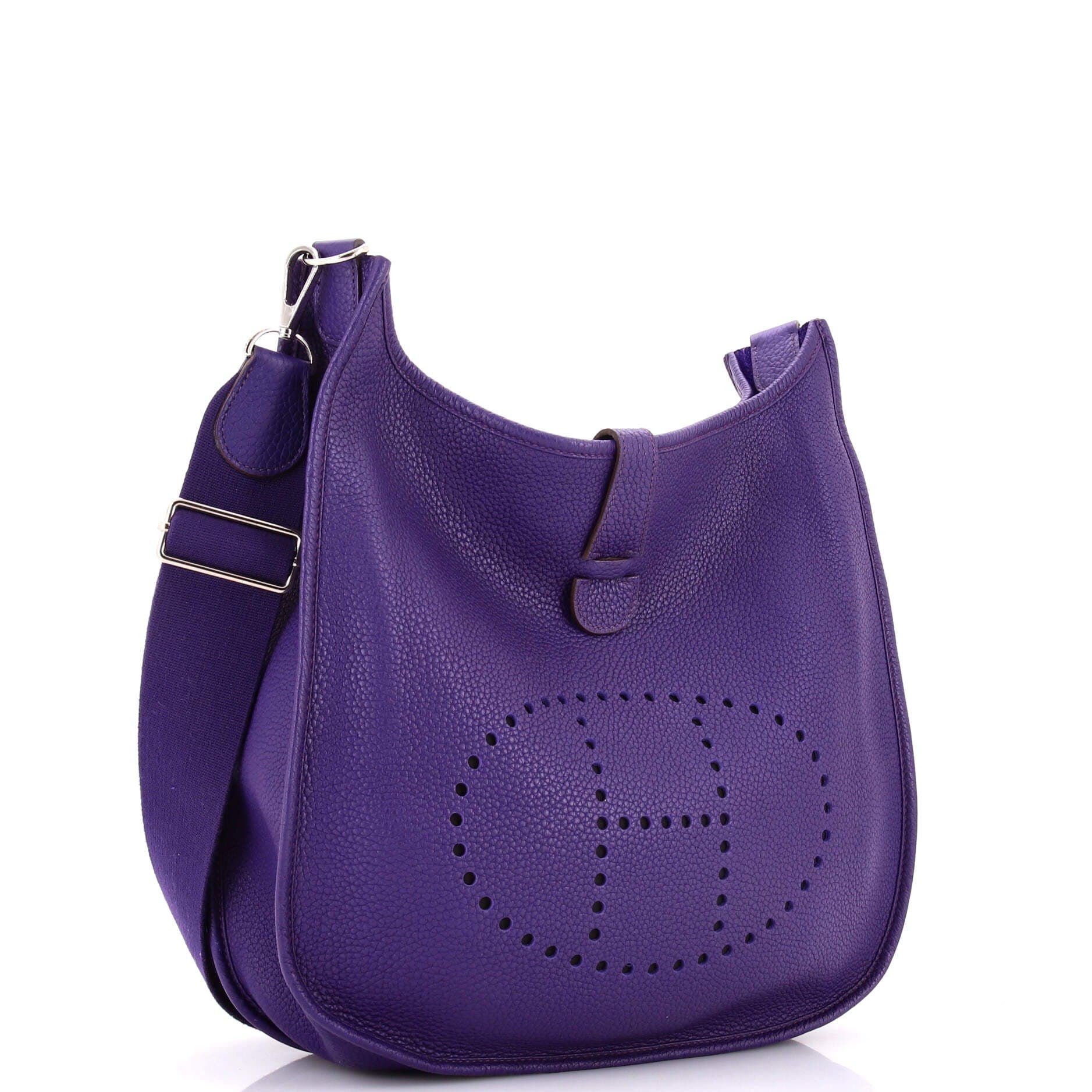 Pre-Owned Hermes Evelyne Bag Gen III Clemence GM, Alternate, color, 