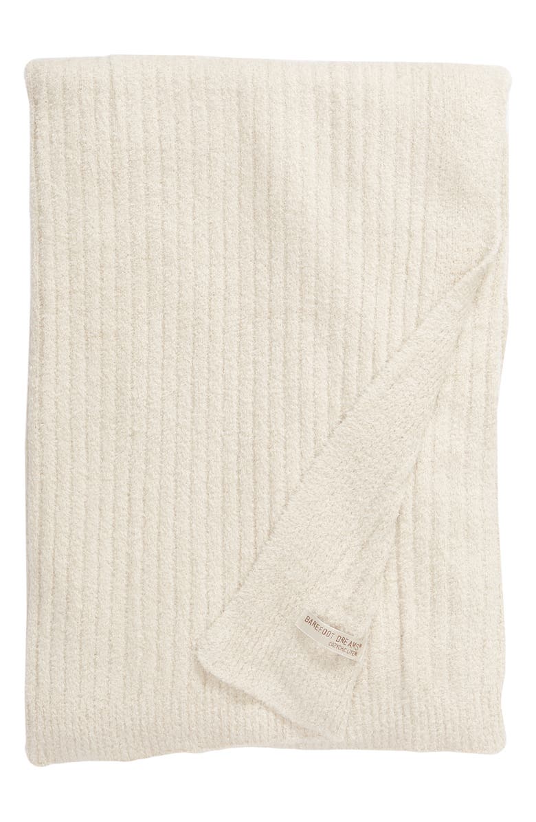 Barefoot Dreams<sup>®</sup> Cozychic<sup>®</sup> Ribbed Throw Blanket, Main, color,