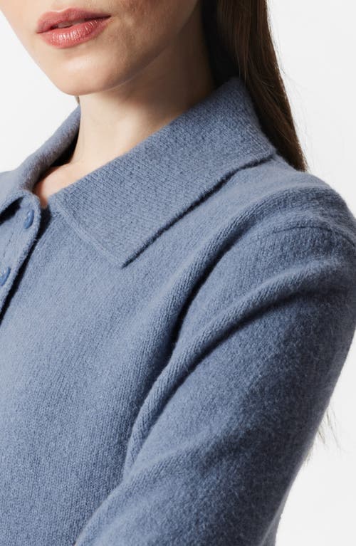 & Other Stories Collared Cardigan In Blue