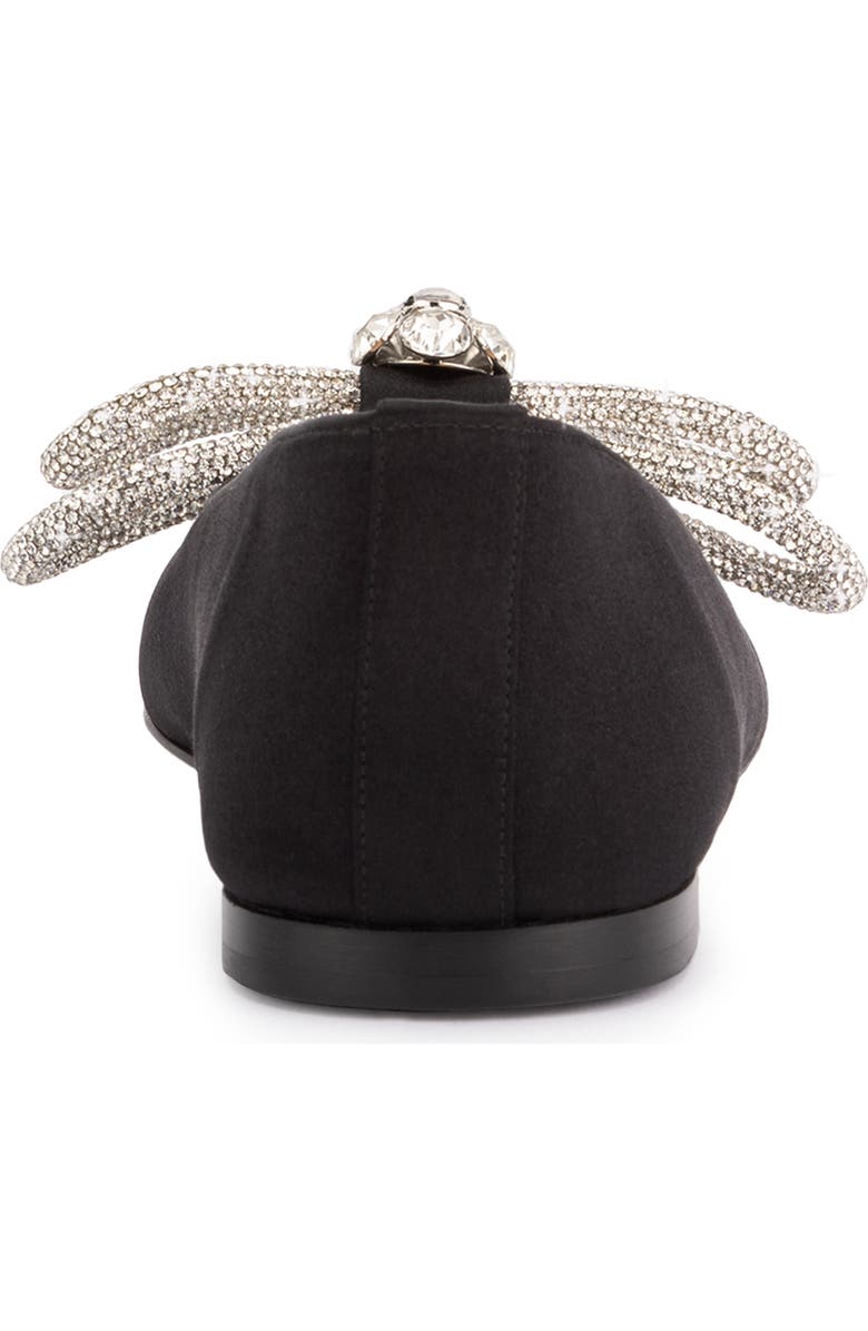 Mach & Mach Double Crystal Bow Ballet Flat, Alternate, color,