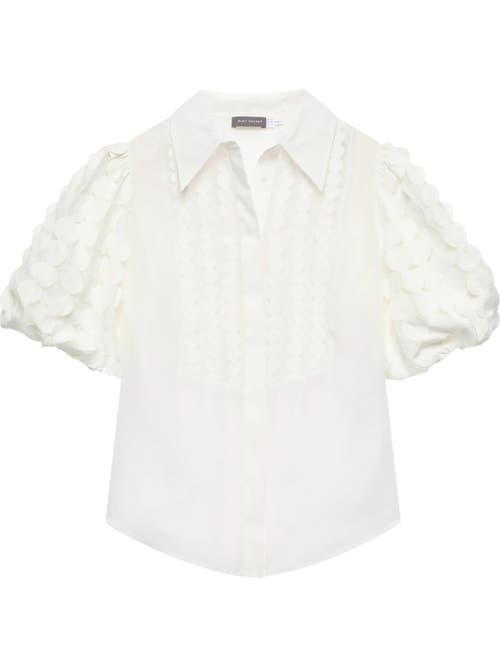 MINT VELVET MINT VELVET APPLIQUE ORGANZA SHIRT