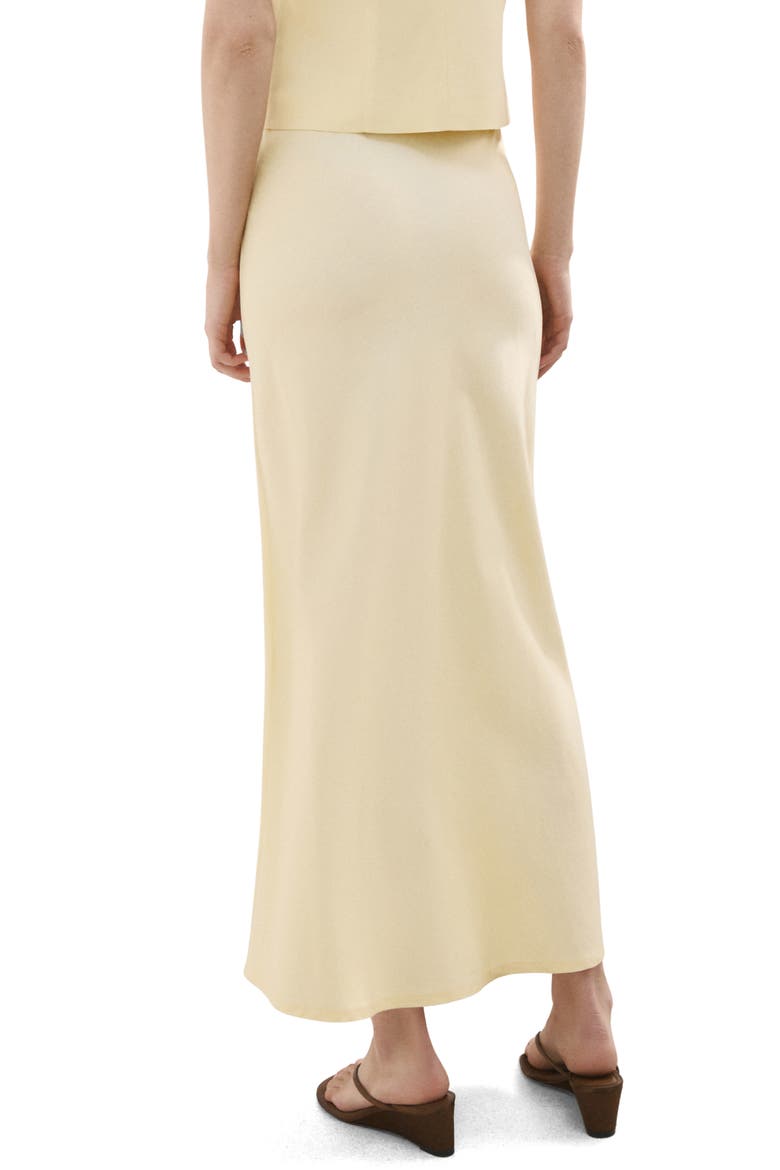 Straight Midi Skirt, Alternate, color, VANILLA