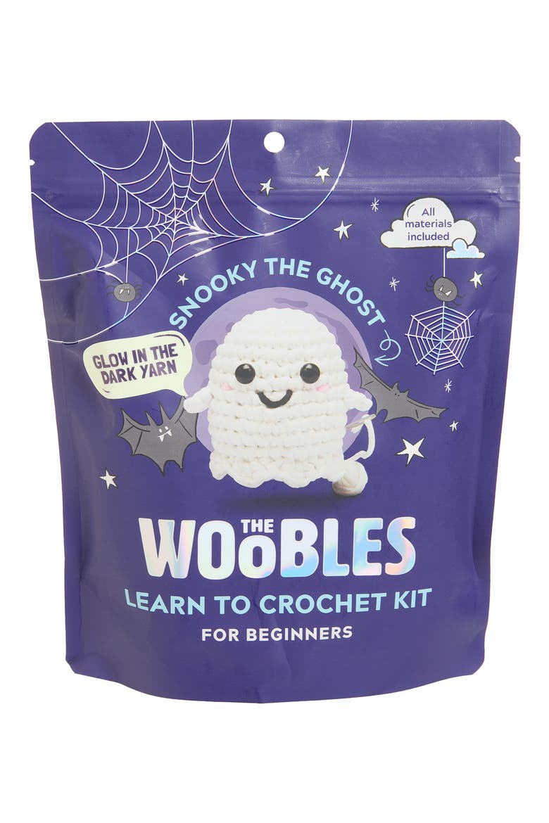 Ghost Crochet Kit, Main, color, WHITE