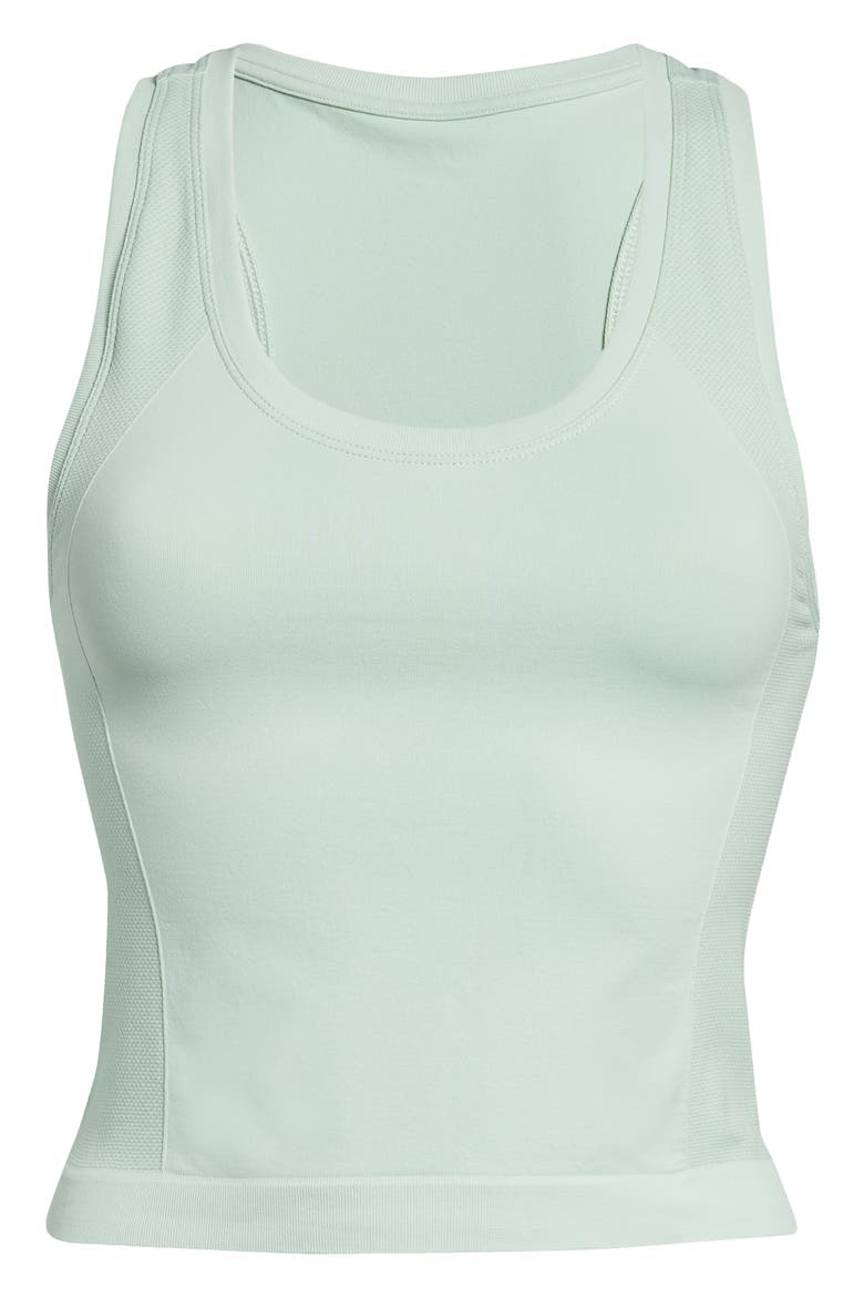 Athlete Crop Seamless Tank Top, Alternate, color, SALIX GREEN