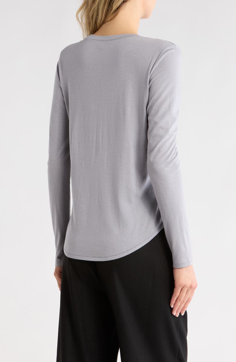 Vince Crewneck Long Sleeve Top, Alternate, color, Piero Blue