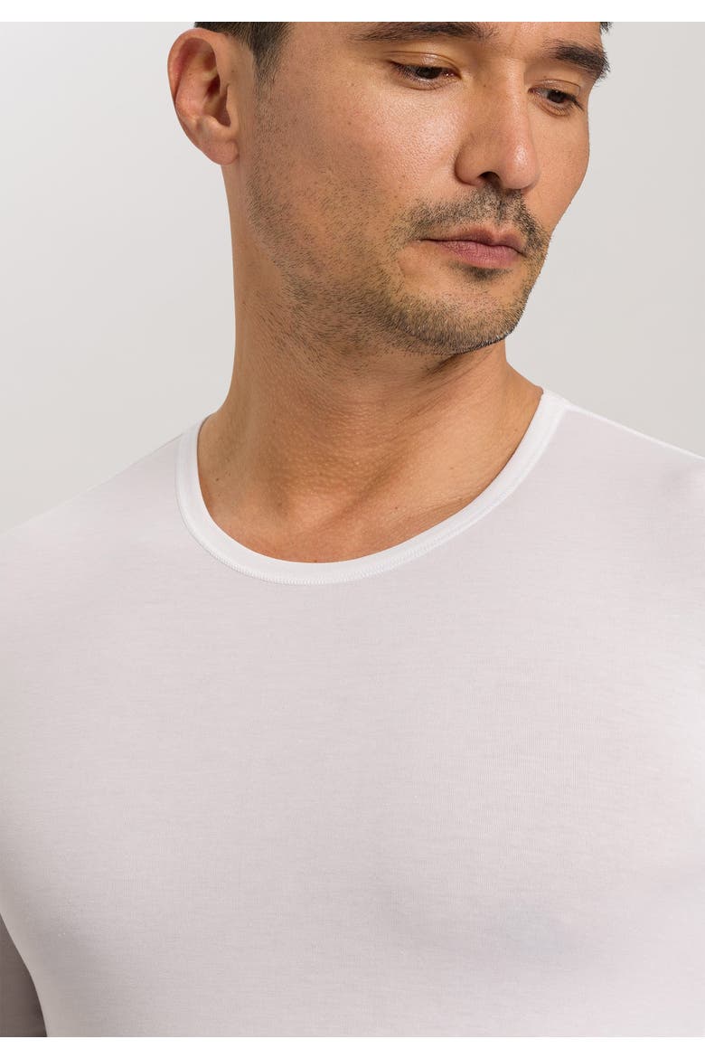 Natural Function TENCEL™ and Cotton Fitted Crew Neck T-Shirt, Alternate, color, White