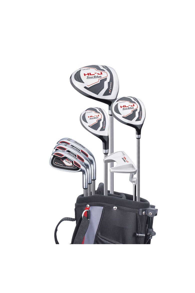 Hot Launch 9-12 yrs Red Junior Right Hand Golf Set - Red / Right Hand, Alternate, color, Black
