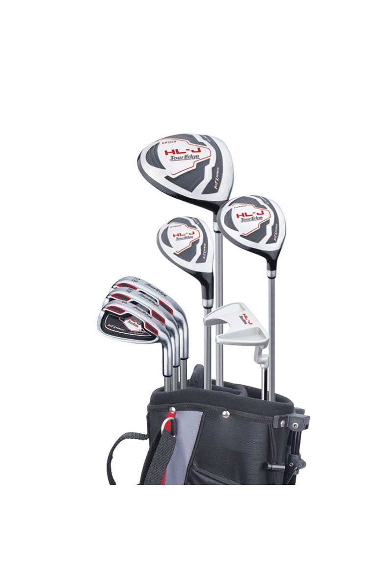 Tour Edge Hot Launch 9-12 yrs Red Junior Right Hand Golf Set - Red / Right Hand, Alternate, color, Black