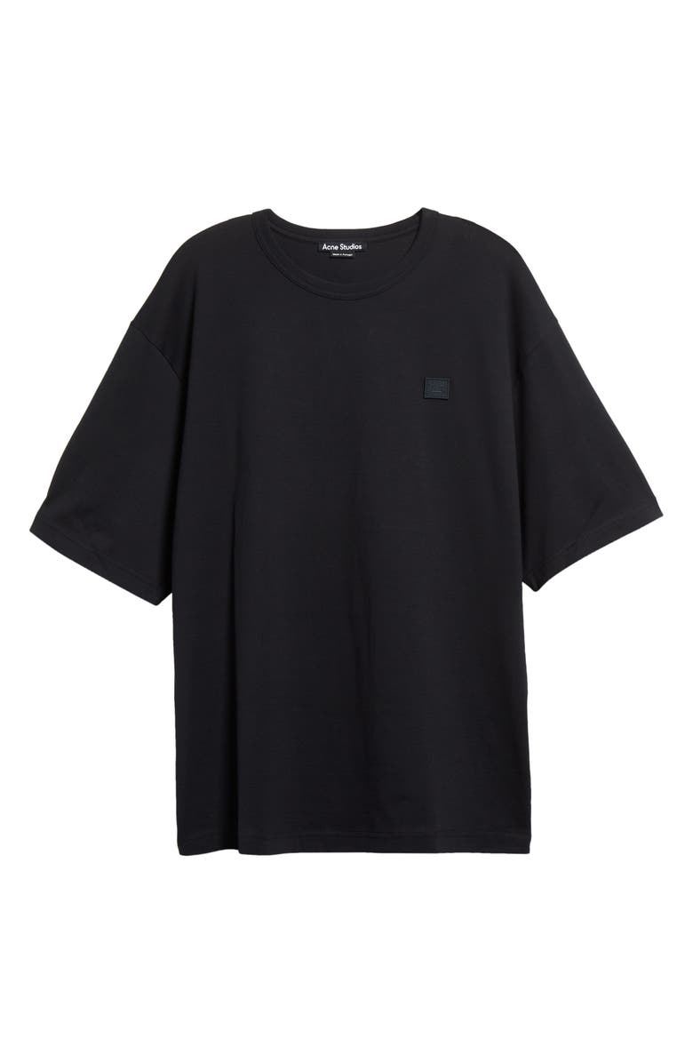 Acne Studios Nash Face Patch Oversize T-Shirt, Alternate, color, 