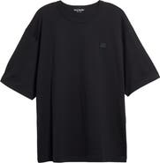 Acne Studios Nash Face Patch Oversize T-Shirt | Nordstrom