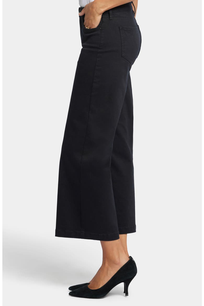 Teresa Ankle Wide Leg Jeans, Alternate, color, BLACK