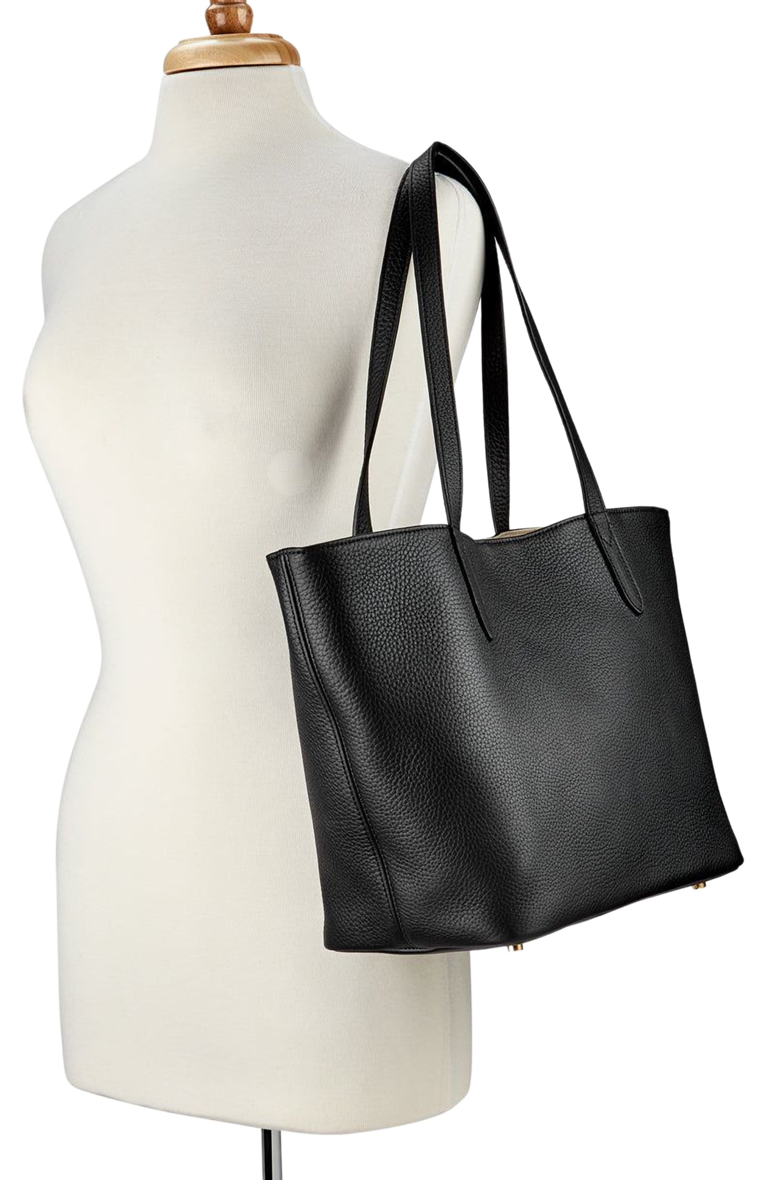 GiGi New York TEDDIE TOTE, Alternate, color, Black